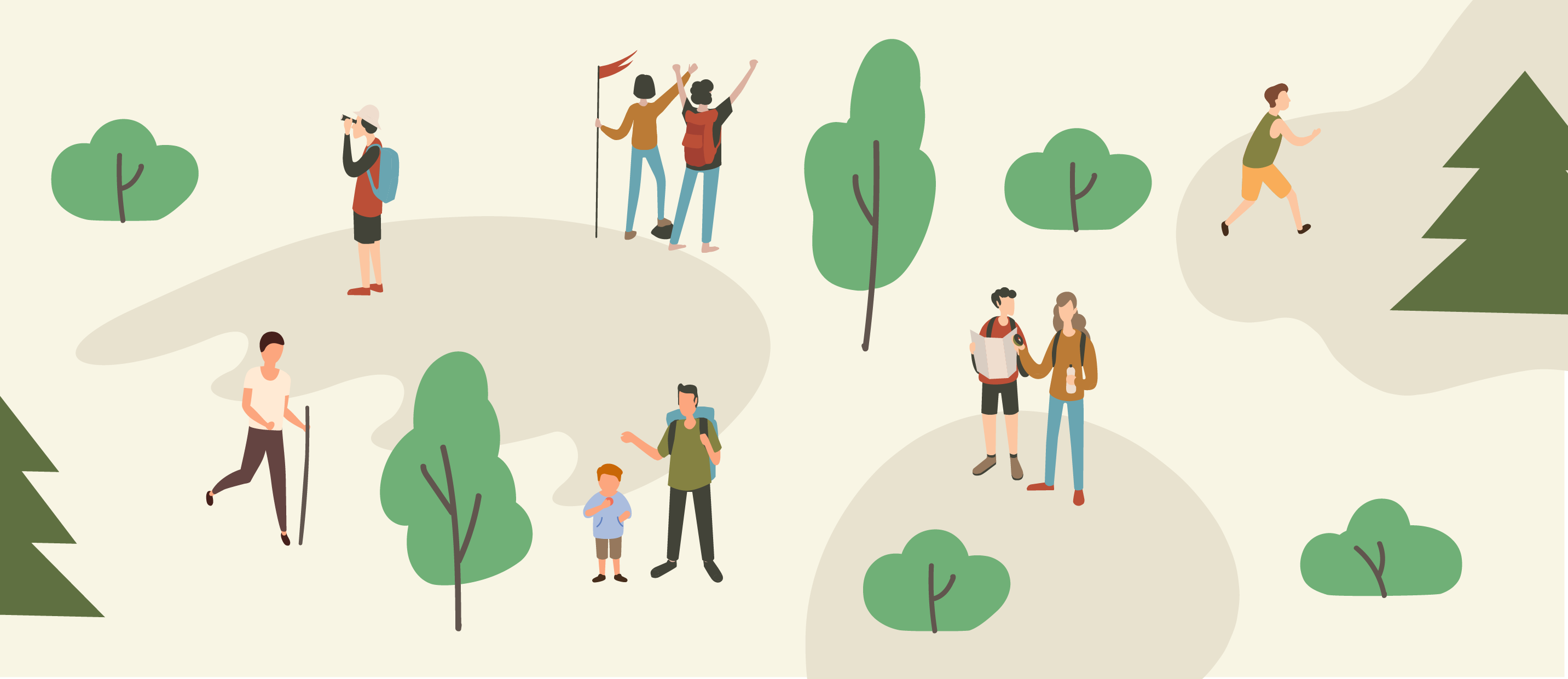 Randonnée pédestre en famille