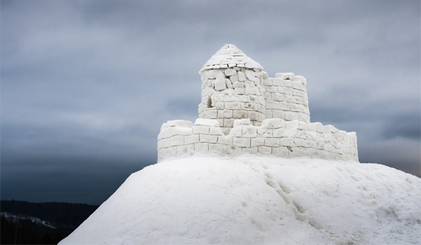 10 châteaux de neige à construire cet hiver