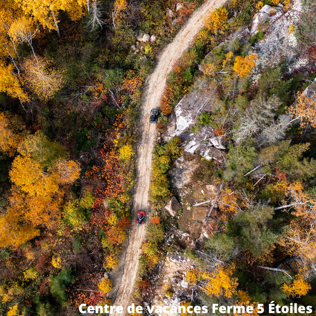 Sortie en Quad au Centre de Vacances Ferme 5 etoiles Sacre-Cœur