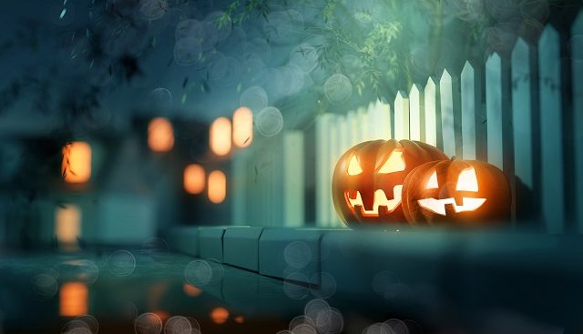 décorations halloween citrouilles lanternes