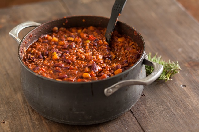 Un chili végétarien