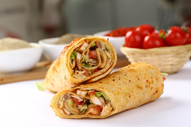 Garniture pour pain tortilla
