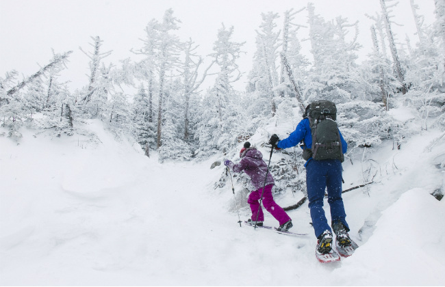 plein air famille hiver