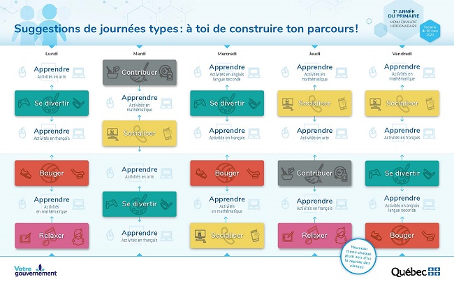Horaire pour première année