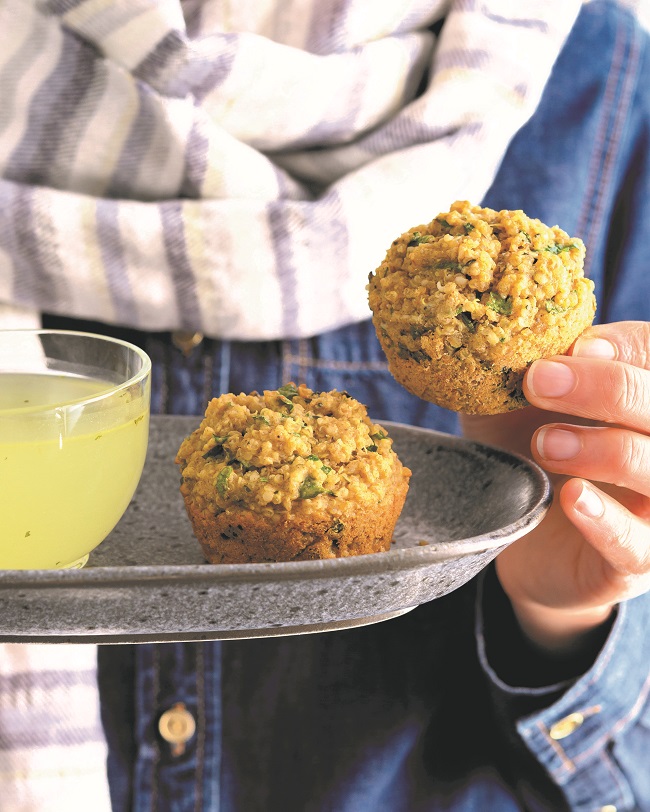 Muffins Bouillon de poulet pour l’âme (Fines herbes et bouillon de poulet)
