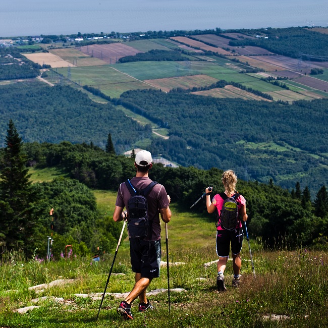 Randonnée au sommet du Mont-Sainte-Anne