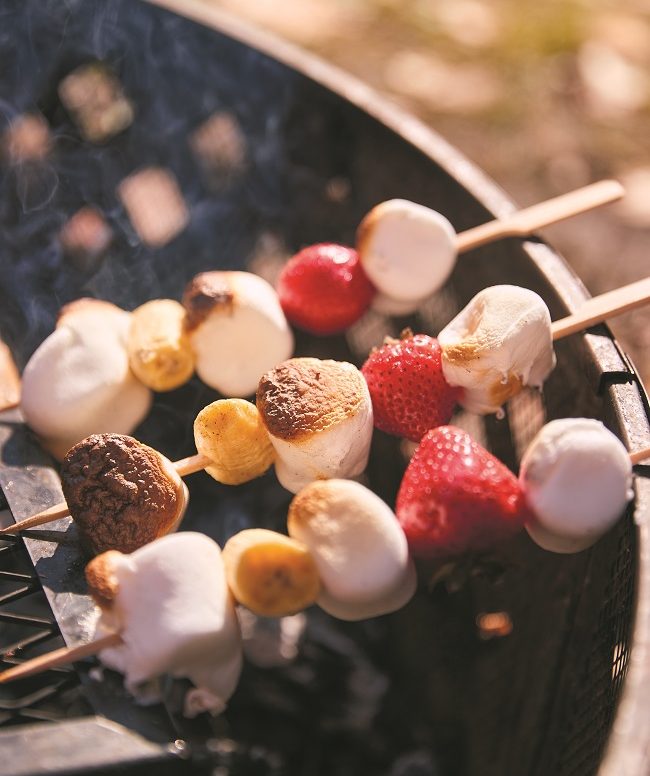 Recette de Chamallow Kebab à cuisiner en camping