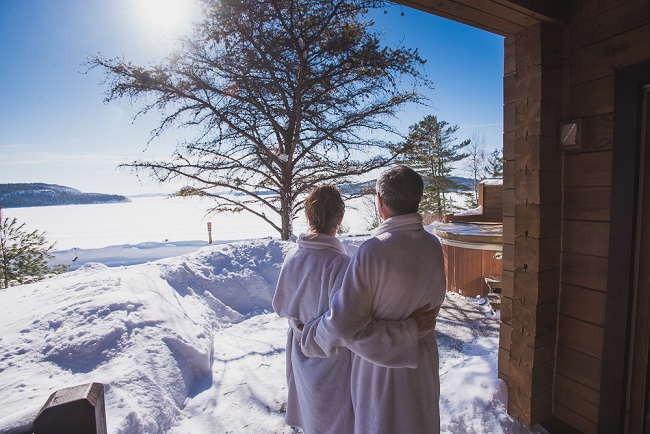 spa hiver couple