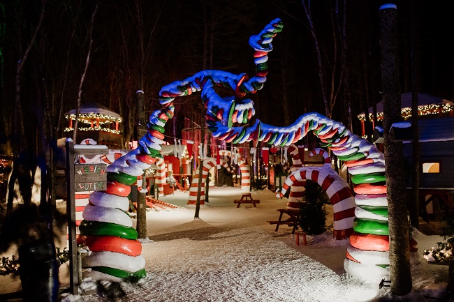 village de noel hiver