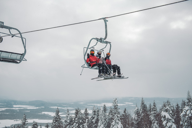 Ski alpin Gaspésie