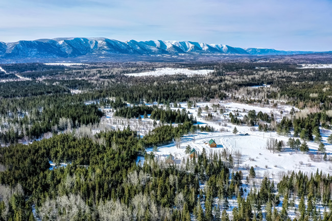 Activité hivernale Gaspésie