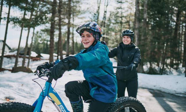 mere fils en fatbike