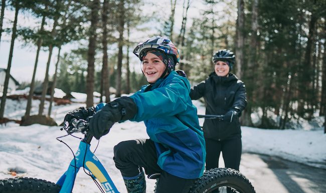 mere fils en fatbike