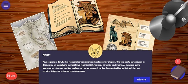 jeu- Mission Nefertari