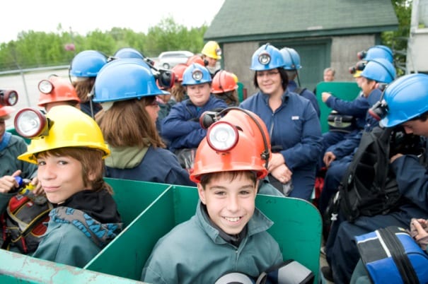 visiter des mines avec des enfants